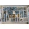 Image 3 : 4 Plastic Containers with Fasteners, Bolts, Copper Pipe Straps