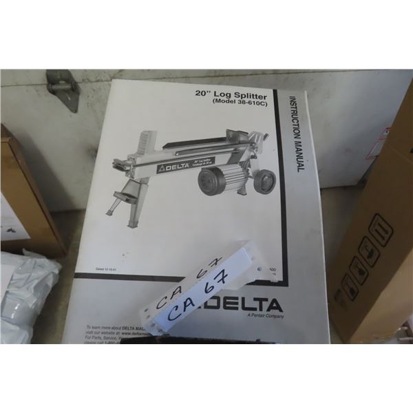Delta 20'' Log Splitter