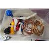Image 8 : Electrical Supplies: Motion Security Light, Smoke Alarm, Breakers, Recepticles, Tester, Speaker Wire