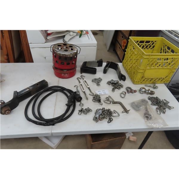 Coleman Quick Lite Heater, Receiver Hitch Light Hookup Trailer Wire