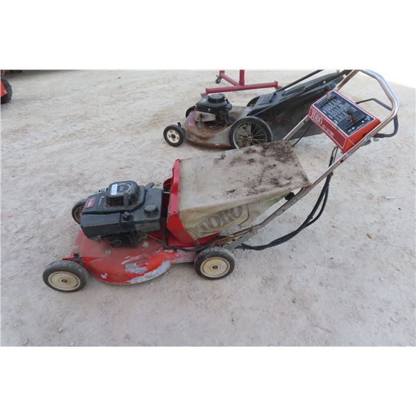 Toro Gas Lawn Mower with Bagger