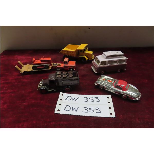 5 Vintage Metal Die Cast, Corgi, Budgie, Model and Matchbox
