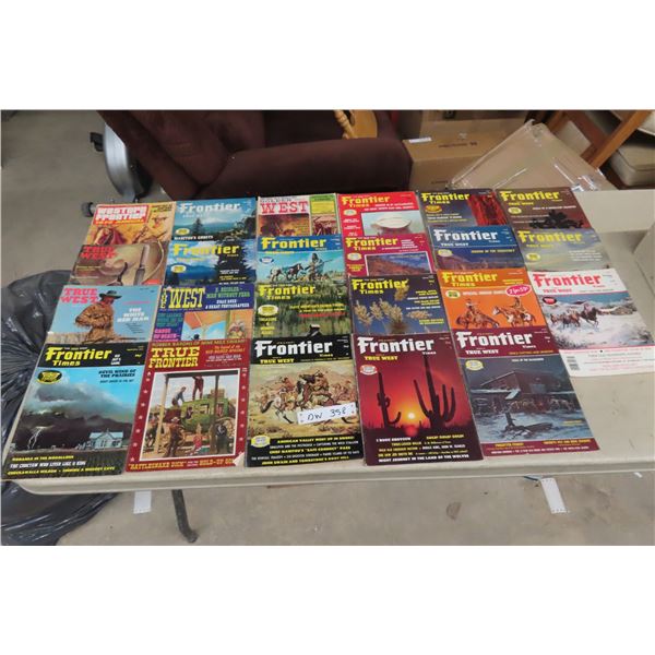 23 Western Magazines 1960's-1980's Frontier Times, True West, Western Frontier