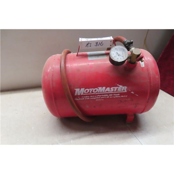 Motomaster Air Tank with Gauge