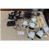 Image 1 : 4 Solar Lights, 6 Lights For Track Lighting - No Track 