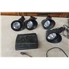 Image 2 : 4 Solar Lights, 6 Lights For Track Lighting - No Track 
