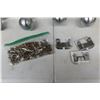 Image 3 : 8 Brushed Stainless Passage Sets, Hinges and Screws