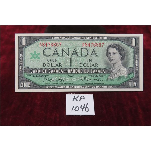 1967 Serial Numbered $1 Bill- Very Nice