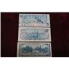 Image 2 : 1954,1972, and 1986 Canada $5Bills