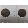 Image 2 : (5) Canada 1 Cent Coins 1930, 31, 32, 33 and 1934