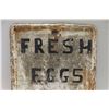 Image 4 : Metal Sign "Fresh Eggs" 24x18