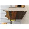 Image 10 : 2 Industrial Look Shelves 35x13 and Painted Cabinet 26x19x8