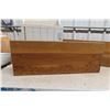 Image 4 : 2 Industrial Look Shelves 35x13 and Painted Cabinet 26x19x8