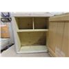Image 9 : 2 Industrial Look Shelves 35x13 and Painted Cabinet 26x19x8