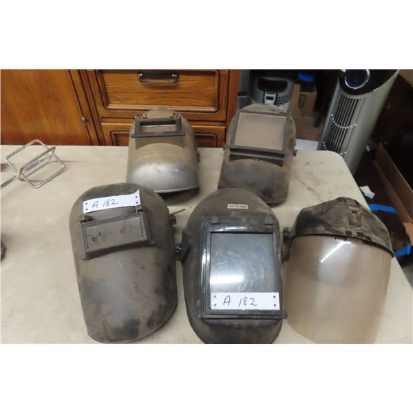 4 Welding Helmets and Face Mask 
