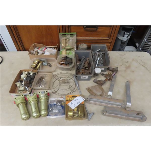 Cabinet Knobs and Pulls, Screen Door Hardware, Shingle Nails, Dead Bolt, Door Closures and More