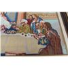 Image 5 : 2 Pictures Religious Petit Point 35x17 and Duck 17x14