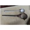 Image 2 : Vintage Cast Dipper, Wash Board and Hard Cover Books