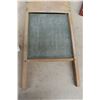 Image 6 : Vintage Cast Dipper, Wash Board and Hard Cover Books