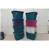 Image 4 : 8 Totes with Lids