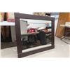 Image 1 : Wood Framed Mirror 38x44