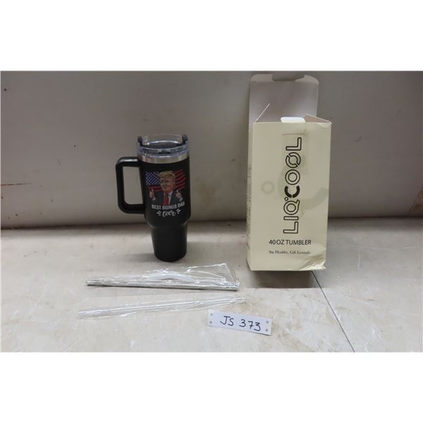 New 40 oz Stainless Steel Trump Tumbler