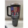 Image 4 : New 40 oz Stainless Steel Trump Tumbler