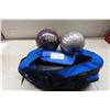 Image 1 : (2) 10-Pin Bowling Balls and Tote Bag