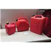 Image 1 : 3 Plastic Gas Containers