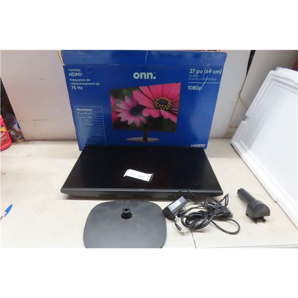 Onn 27'' Monitor New or Store Return 