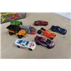Image 2 : New Thunder Dumpers, 8 Hot Wheels, 2000 Monte Carlo Kellogg's Racer,  Plastic Corvette C7 and 1/43 S