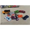 Image 3 : New Thunder Dumpers, 8 Hot Wheels, 2000 Monte Carlo Kellogg's Racer,  Plastic Corvette C7 and 1/43 S