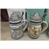 Image 2 : 4 Avon 'Endangered Species' Mini Steins in Boxes: Mountain Zebra, Bald Eagle, Giant Panda,and Asian 