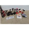 Image 1 : 9 Pencil Sharpeners, 5- Disney Characters and 2 Sets 1991 Hockey Cards #1-25 and # 1-6