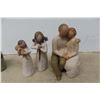 Image 2 : 4 Willow Tree Figurines 5 3/4'' High 