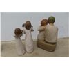 Image 3 : 4 Willow Tree Figurines 5 3/4'' High 