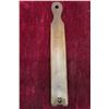 Image 2 : 1935 Brass on Wood Vintage Thermometer Make is Accoson for Sugar, Candy and Syrup 11 3/4''