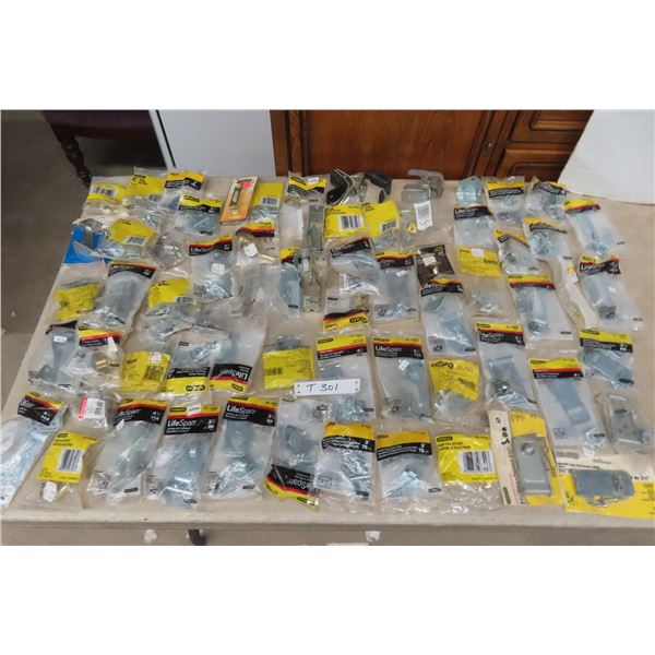 60 + Safety Hasps, Hand Rail Brackets, Latching Hasps