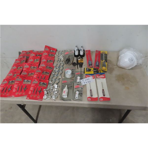 New Router Bits, Hole Saws, Screwdrivers, Dust Masks, S Hooks