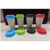 Image 5 : Carnival Sugar Bowl, 6 pc Custom Candle Set and 4 Double Wall Porcelian Mugs