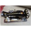 Image 11 : Antique Electric Singer Sewing Machine with Locking Case