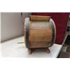 Image 6 : Vintage Wooden Barrel Butter Churn and Poly Dispensing Container