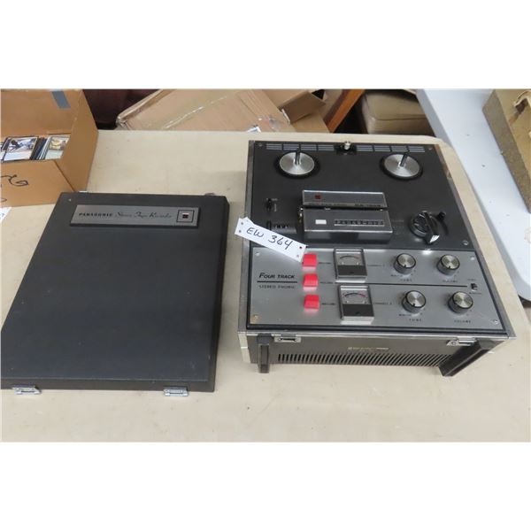 Panasonic Stereo Tape Recorder Reel To Reel with Power Cord