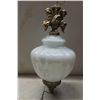Image 6 : Hanging Glass and Brass Lamp
