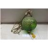 Image 1 : Vintage Hanging Glass Swag Lamp