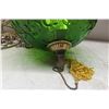 Image 4 : Vintage Hanging Glass Swag Lamp