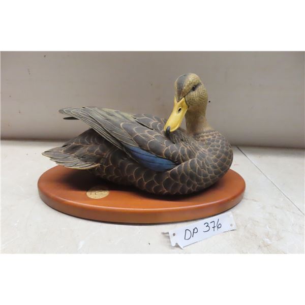 Ducks Unlimited Duck Sculpture 6x15x7