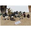 Image 1 : Ducks Carved, Ceramic, Salt Pepper Shakers, Bank and Tea Lite Candle Holder