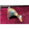 Image 3 : 3 Wood Carved Ducks Largest 7x13x6