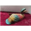 Image 5 : 3 Wood Carved Ducks Largest 7x13x6